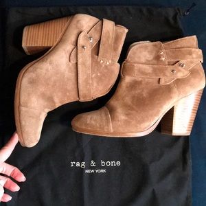 Rag & Bone tan booties